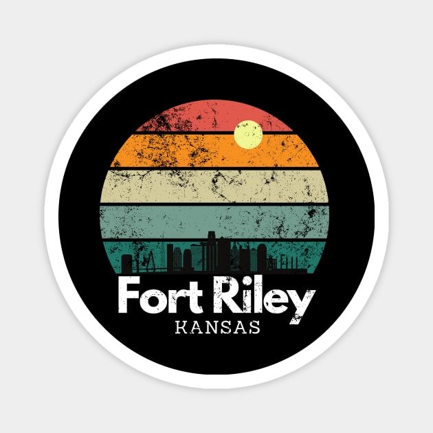 Fort Riley, Kansas Magnet by Dear Military Spouse 